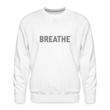 Breathe Men’s Premium Sweatshirt - white