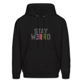 Stay Weird Men's Hoodie - black