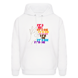 It's OK Men's Hoodie - white