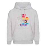 It's OK Men's Hoodie - ash 