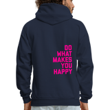 Do What Makes You Happy Men's Hoodie - navy