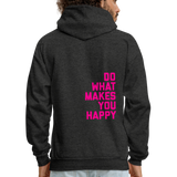 Do What Makes You Happy Men's Hoodie - charcoal grey