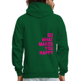 Do What Makes You Happy Men's Hoodie - forest green