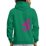 Do What Makes You Happy Men's Hoodie - kelly green