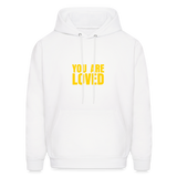 You Are Loved Men's Hoodie - white