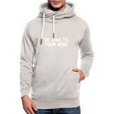 Be Kind to Your Mind Shawl Collar Hoodie