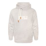 Be Kind to Your Mind Shawl Collar Hoodie - heather oatmeal