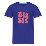 Big Sis Kids' Premium T-Shirt - royal blue