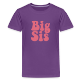 Big Sis Kids' Premium T-Shirt - purple