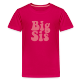 Big Sis Kids' Premium T-Shirt - dark pink