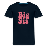 Big Sis Kids' Premium T-Shirt - deep navy