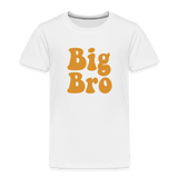 Big Bro Toddler Premium T-Shirt - white