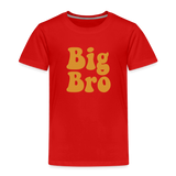 Big Bro Toddler Premium T-Shirt - red