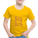 Big Bro Toddler Premium T-Shirt - sun yellow