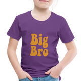 Big Bro Toddler Premium T-Shirt - purple