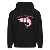 Protect Our Salmon Men's Hoodie - black