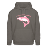 Protect Our Salmon Men's Hoodie - asphalt gray