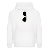 Sunglasses Men's Hoodie - white