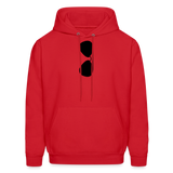 Sunglasses Men's Hoodie - red