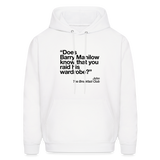 The Breakfast Club Barry Men's Hoodie - white