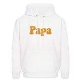 Papa Men's Hoodie - white