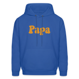 Papa Men's Hoodie - royal blue