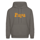 Papa Men's Hoodie - asphalt gray