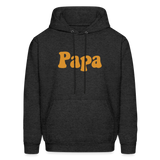 Papa Men's Hoodie - charcoal grey