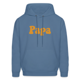 Papa Men's Hoodie - denim blue