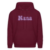 Nana Men's Hoodie - burgundy