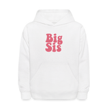 Big Sis Kids' Hoodie - white