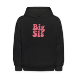 Big Sis Kids' Hoodie - black