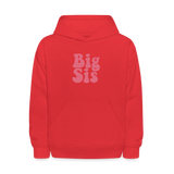 Big Sis Kids' Hoodie - red