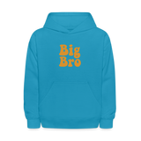 Big Bro Kids' Hoodie - turquoise