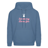 Somebunny Men's Hoodie - denim blue