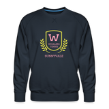 CUSTOM for Whalers Tennis Men’s Premium Sweatshirt - navy