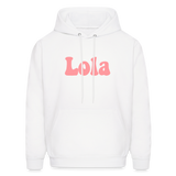 Lola Men's Hoodie - white