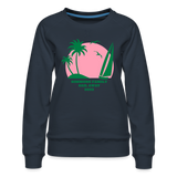 Simmons Sail Away Custom Women’s Premium Sweatshirt - navy