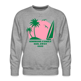 Simmons Family Sail Away Men’s Premium Sweatshirt - heather grey