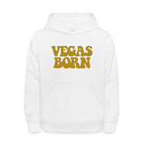 Vegas Born Kids' Hoodie - white