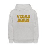 Vegas Born Kids' Hoodie - heather gray