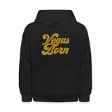 Vegas Born Kids' Hoodie - black