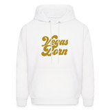 Vegas Born Men's Hoodie - white