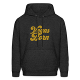 Vegas Born Men's Hoodie - charcoal grey