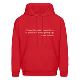 Connor Roy Was Interested in Politics at a Very Young Age Men's Hoodie - red