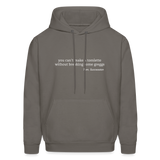 You Can't Make a Tomlette without Breaking Some Greggs Men's Hoodie - asphalt gray