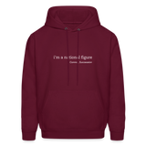 I'm a National Figure Men's Hoodie - burgundy