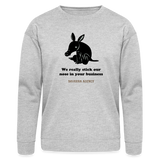 Aardvark Agency Bella + Canvas Unisex Sweatshirt - heather gray