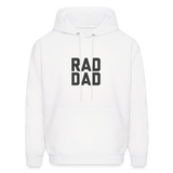 Rad Dad Men's Hoodie - white