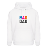 Rad Dad Men's Hoodie - white